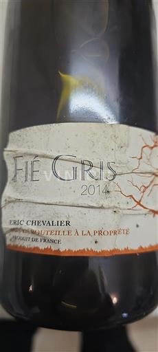 Thung lũng sông Loire Thung lũng Loire Eric Chevalier Fié Gris 2014
