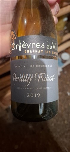 Burgundy Pouilly-Fuissé Orfèvres du Vin Charnay Les Meurs 2019