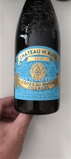 Thung lũng Rhône Côtes-du-rhône-villages Château Ruth 2022
