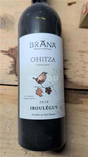 Zuidwest-Frankrijk Irouléguy Brana Ohitza Souvenir 2020