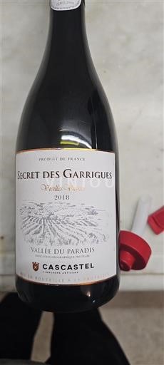 Linguadoca e Rossiglione Valle del Paradiso Cascatel Secret des Garrigues Vieilles Vignes 2018