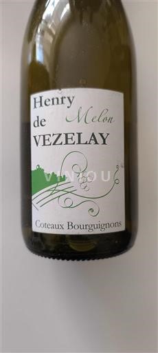 Bourgogne Coteaux bourguignons Henry de Vézelay Melon 2015