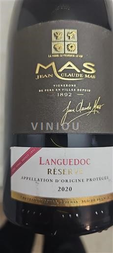 Languedoque Languedoc Jean-Claude Mas Réserve 2020