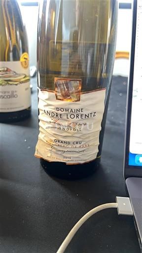 Alsacia Gewurztraminer Grand Cru Domaine André Lorentz Riesling Altenberg de Bergheim Monopole 2016