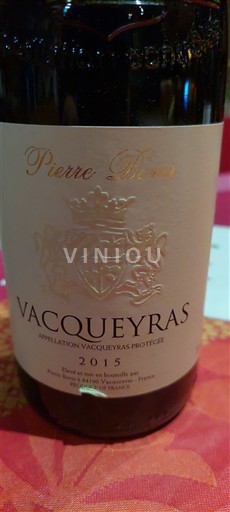 Rona dolina Vacqueyras Pierre Amadieu 2015