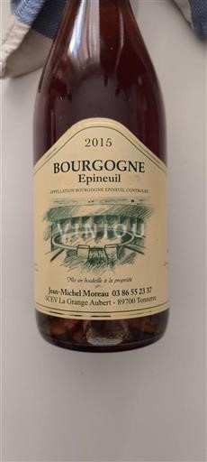 Borgoña Borgoña Epineuil Jean-Michel Moreau Epineuil 2015