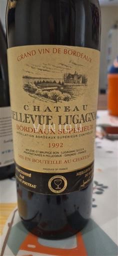 Bordeaux Bordeaux Supérieur Château Bellevue Lugagnac 1992