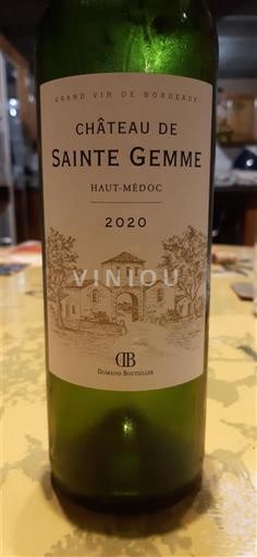 Bordeaux Haut-Médoc Château Sainte Gemme 2020