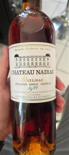 Bordeaux Barsac Grand Cru Château Nairac 1999
