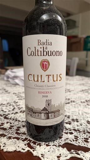 Toscana Chianti Classico Badia a Coltibuono Cultus Riserva 2018