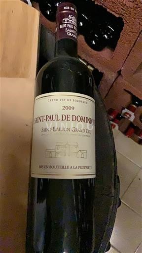 Bordeaux Saint-Émilion Grand Cru Grand Cru Saint-Paul de Dominique 2009