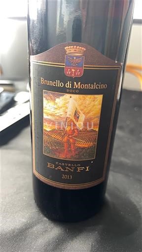 Toscana Brunello di Montalcino. Castello Banfi 2013