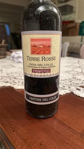 Apulia Gioia del Colle Cantine del Colle Terre Rosse 2008