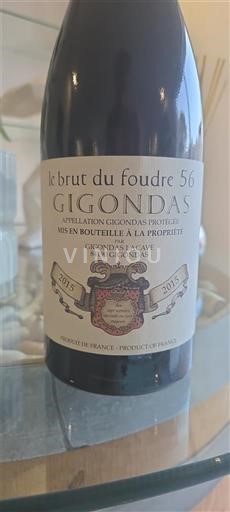 Rhône Valley Gigondas Grandes Serres Le Brut du Foudre 56 2015