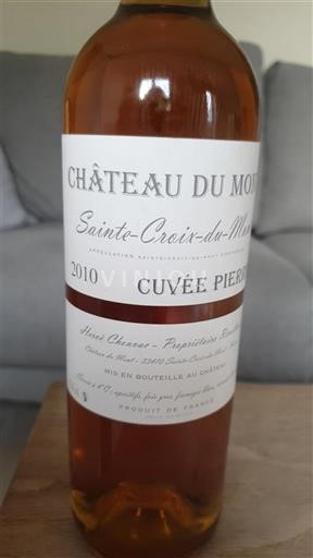 Bordeaux Sainte-Croix-Du-Mont Château Mont Pierre 2010