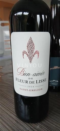 Bordeaux Saint-Émilion Fleur de Lisse Bien-aimée 2020