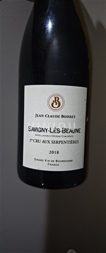 Bourgogne Savigny-lès-beaune Premier Cru Jean-Claude Boisset 1er Cru Aux Serpentières 2018