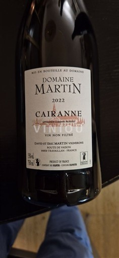 Rona dolina Cairanne Domaine Martin 2022