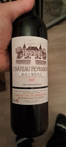 Bordeaux Haut-Médoc Cru Bourgeois Château Peyrabon 2009