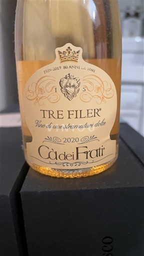 Lombardije Cà dei Frati Tre Filer 2020