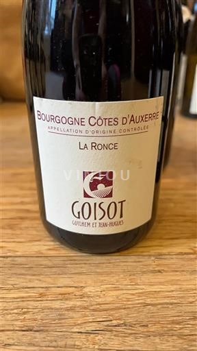 Bourgogne Bourgogne Côtes d'Auxerre Goisot La Ronce 2018