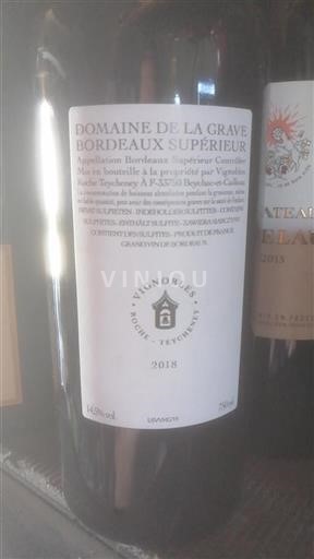 Bordeaux Bordeaux supérieur Château La Grave 2016