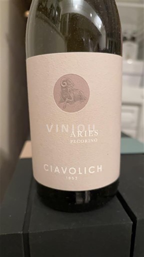 Wijnen Blanc sec Aries Pecorino Ciavolich 2022 Italië Abruzzen IGT