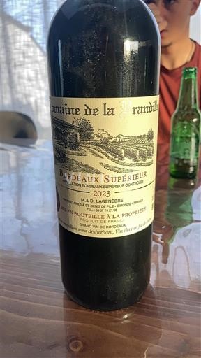 Bordeaux Bordeaux Supérieur Domaine La Randille 2023