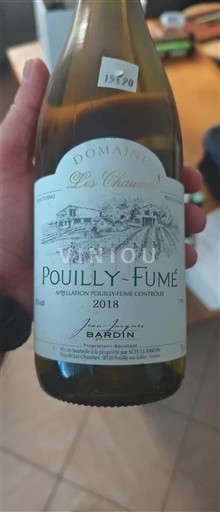 Thung lũng sông Loire Pouilly-fumé Domaine Bardin Les Chaumes 2018