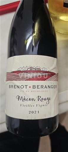 Burgundi Mâcon ja Mâcon-kylät Brenot-Beranger Vieilles Vignes 2021