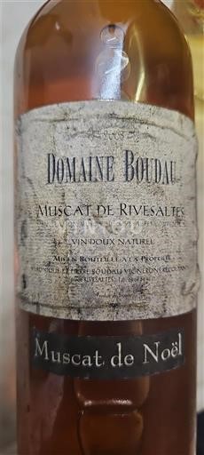 Roussillon Muscat de Rivesaltes Domaine Boudau Muscat de Noël Không niên vụ