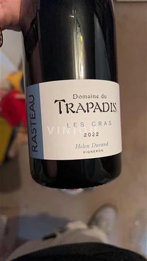 Rhône Valley Rasteau Domaine Trapadis Les Cras 2022