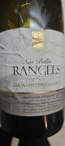 Languedoc-Roussillon Pays d'Oc Cave de Tain Gewurztraminer Belles Rangées Niet-geïntegreerd