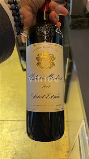 Bordeaux Saint-Estèphe Grand Cru Château Montrose 2017