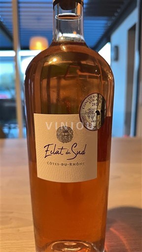 Rhônen laakso Côtes-du-rhône Éclat du Sud 2022