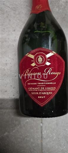 Languedoc Crémant de Limoux Sieur Arques Blason Rouge Icke årgångsbetecknad