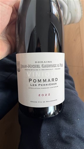 Bourgogne Pommard Domaine Jean-Michel Gaunoux & Fils Les Perrières 2022
