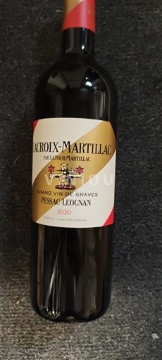 Bordeaux Pessac-Léognan La Croix de Martillac 2020