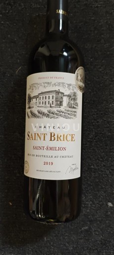 Bordeaux Saint-Émilion Saint Brice 2019