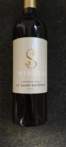 Bordeaux Saint-Estèphe Alexandre Sirech Le Saint-Estèphe 2015