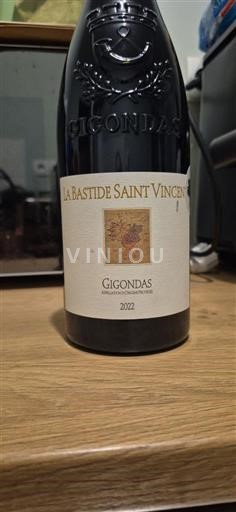 Rhônen laakso Gigondas La Bastide Saint Vincent 2022