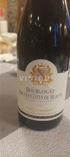Bourgogne Hautes Côtes de Beaune Celler Saint-Jean 2020