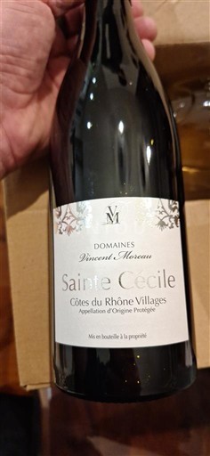 Rhônedalen Côtes-du-Rhône-Villages Domaine Vincent Moreau Sainte Cécile 2024