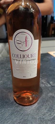 Roussillon Collioure Les Hauts de Consolation 2022