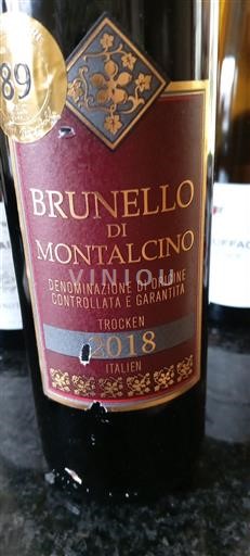 Tuscany Brunello di Montalcino Trocken 2018