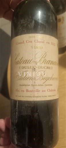 Bordeaux Saint-Julien Grand Cru Château Branaire-Ducru 1989