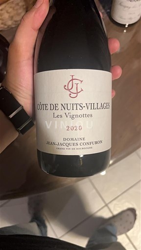 Bourgondië Côte de Nuits Villages Domaine Jean-Jacques Confuron Les Vignottes 2020