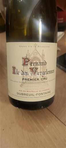 Borgogna Pernand-Vergelesses Premier Cru Dubreuil-Fontaine Ile des Vergelesses 2018