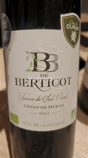Sudoeste Côtes de Duras Berticot 2021