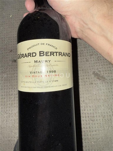 Roussillon Maury Gérard Bertrand 1998